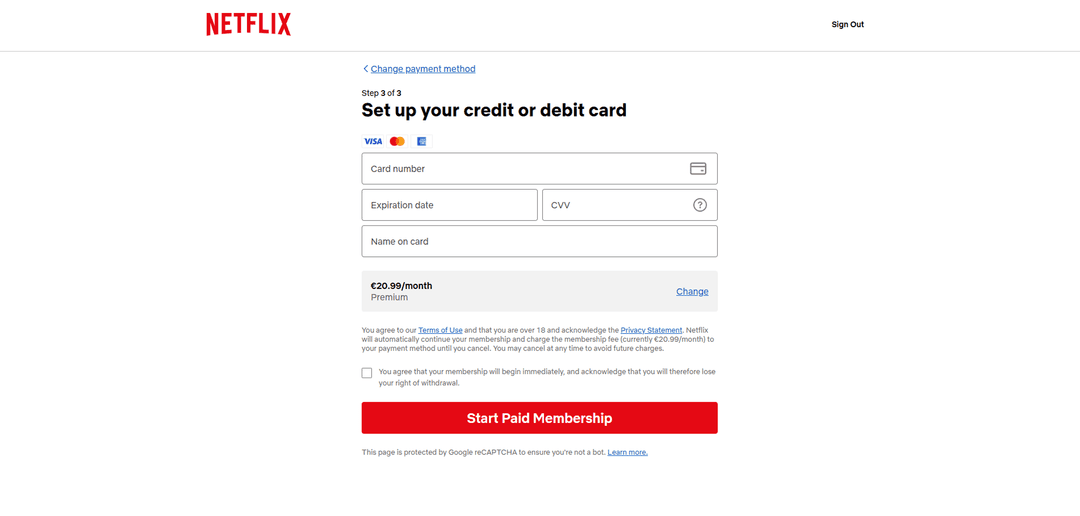 Ввод данных карты