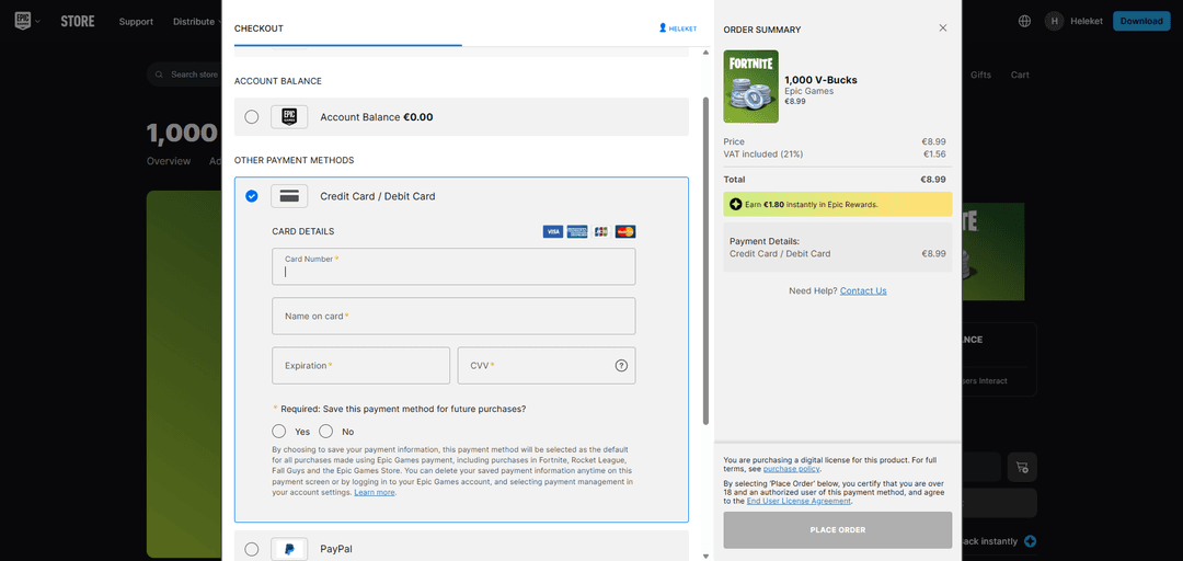 Төлем мәліметтері