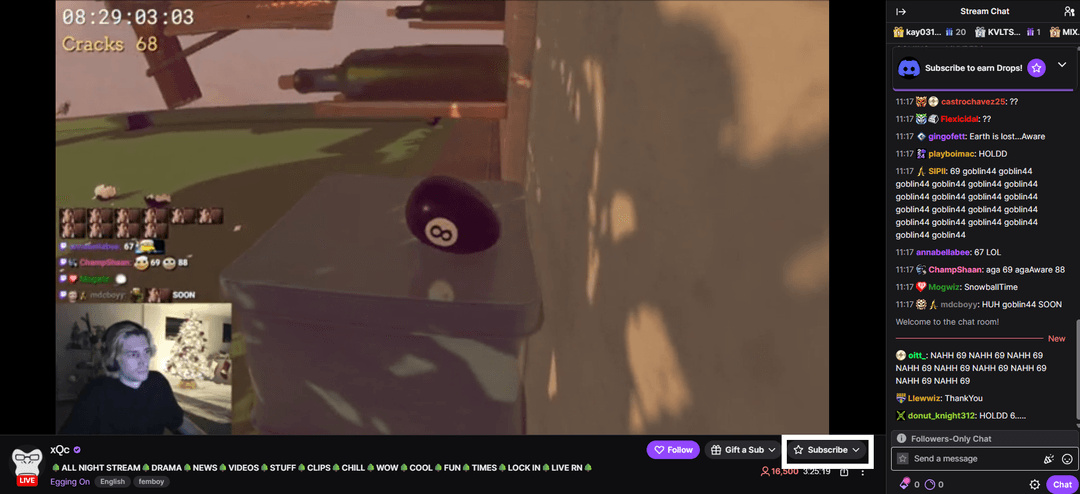 Кнопка подписки